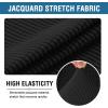 imageHVERSAILTEX Computer Office Chair Covers  Protective ampamp Stretchable Universal Stretch Rotating Chair Cover SlipcoverIsland FossiBlack