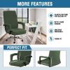 imageHVERSAILTEX Computer Office Chair Covers  Protective ampamp Stretchable Universal Stretch Rotating Chair Cover SlipcoverIsland FossiBronze Green