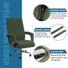 imageHVERSAILTEX Computer Office Chair Covers  Protective ampamp Stretchable Universal Stretch Rotating Chair Cover SlipcoverIsland FossiBronze Green