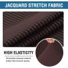 imageHVERSAILTEX Computer Office Chair Covers  Protective ampamp Stretchable Universal Stretch Rotating Chair Cover SlipcoverIsland FossiBrown