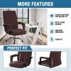 imageHVERSAILTEX Computer Office Chair Covers  Protective ampamp Stretchable Universal Stretch Rotating Chair Cover SlipcoverIsland FossiBrown