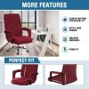 imageHVERSAILTEX Computer Office Chair Covers  Protective ampamp Stretchable Universal Stretch Rotating Chair Cover SlipcoverIsland FossiBurgundy Red
