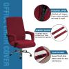 imageHVERSAILTEX Computer Office Chair Covers  Protective ampamp Stretchable Universal Stretch Rotating Chair Cover SlipcoverIsland FossiBurgundy Red