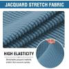 imageHVERSAILTEX Computer Office Chair Covers  Protective ampamp Stretchable Universal Stretch Rotating Chair Cover SlipcoverIsland FossiDusty Blue