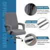 imageHVERSAILTEX Computer Office Chair Covers  Protective ampamp Stretchable Universal Stretch Rotating Chair Cover SlipcoverIsland FossiGrey