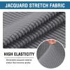 imageHVERSAILTEX Computer Office Chair Covers  Protective ampamp Stretchable Universal Stretch Rotating Chair Cover SlipcoverIsland FossiGrey