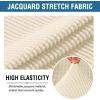 imageHVERSAILTEX Computer Office Chair Covers  Protective ampamp Stretchable Universal Stretch Rotating Chair Cover SlipcoverIsland FossiNatural