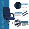 imageHVERSAILTEX Computer Office Chair Covers  Protective ampamp Stretchable Universal Stretch Rotating Chair Cover SlipcoverIsland FossiNavy