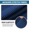 imageHVERSAILTEX Computer Office Chair Covers  Protective ampamp Stretchable Universal Stretch Rotating Chair Cover SlipcoverIsland FossiNavy