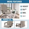 imageHVERSAILTEX Computer Office Chair Covers  Protective ampamp Stretchable Universal Stretch Rotating Chair Cover SlipcoverIsland FossiTaupe