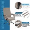 imageHVERSAILTEX Computer Office Chair Covers  Protective ampamp Stretchable Universal Stretch Rotating Chair Cover SlipcoverIsland FossiTaupe