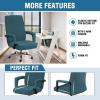 imageHVERSAILTEX Home Office Chair Covers Stretchable Computer Desk Chair Covers Mid  High Back Universal Executive Boss Gaming Seat Cover Removable Machine WashableNon Slip Thick Jacquard Black LargeDeep Teal