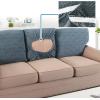 imageHVERSAILTEX Jacquard Couch Cushion Covers High Stretch Sofa Covers for 3 Cushion Couch Furniture Protector Spandex AntiSlip Soft Thickened Slipcovers Diamond Pattern3 Back Covers GreyDiamondstone Blue