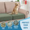 imageHVERSAILTEX Jacquard Couch Cushion Covers High Stretch Sofa Covers for 3 Cushion Couch Furniture Protector Spandex AntiSlip Soft Thickened Slipcovers Diamond Pattern3 Back Covers GreyDiamondsea Grass