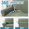 imageHVERSAILTEX Jacquard Couch Cushion Covers High Stretch Sofa Covers for 3 Cushion Couch Furniture Protector Spandex AntiSlip Soft Thickened Slipcovers Diamond Pattern3 Back Covers GreySpiralsea Grass