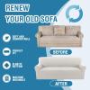 imageHVERSAILTEX Jacquard Couch Cushion Covers High Stretch Sofa Covers for 3 Cushion Couch Furniture Protector Spandex AntiSlip Soft Thickened Slipcovers Diamond Pattern3 Back Covers GreyCrizzlepale Oak
