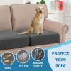 imageHVERSAILTEX Jacquard Couch Cushion Covers High Stretch Sofa Covers for 3 Cushion Couch Furniture Protector Spandex AntiSlip Soft Thickened Slipcovers Diamond Pattern3 Back Covers GreyDamaskgrey