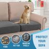 imageHVERSAILTEX Jacquard Couch Cushion Covers High Stretch Sofa Covers for 3 Cushion Couch Furniture Protector Spandex AntiSlip Soft Thickened Slipcovers Diamond Pattern3 Back Covers GreyCrizzlegrey