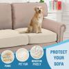 imageHVERSAILTEX Jacquard Couch Cushion Covers High Stretch Sofa Covers for 3 Cushion Couch Furniture Protector Spandex AntiSlip Soft Thickened Slipcovers Diamond Pattern3 Back Covers GreyCrizzleivory