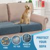 imageHVERSAILTEX Jacquard Couch Cushion Covers High Stretch Sofa Covers for 3 Cushion Couch Furniture Protector Spandex AntiSlip Soft Thickened Slipcovers Diamond Pattern3 Back Covers GreyDamaskstone Blue