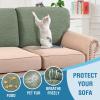 imageHVERSAILTEX Jacquard Couch Cushion Covers High Stretch Sofa Covers for 3 Cushion Couch Furniture Protector Spandex AntiSlip Soft Thickened Slipcovers Diamond Pattern3 Back Covers GreyCrizzlesea Grass