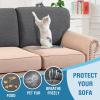 imageHVERSAILTEX Jacquard Couch Cushion Covers High Stretch Sofa Covers for 3 Cushion Couch Furniture Protector Spandex AntiSlip Soft Thickened Slipcovers Diamond Pattern3 Back Covers GreyCrizzlegrey