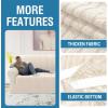 imageHVERSAILTEX Jacquard Couch Cushion Covers High Stretch Sofa Covers for 3 Cushion Couch Furniture Protector Spandex AntiSlip Soft Thickened Slipcovers Diamond Pattern3 Back Covers GreySpiralivory