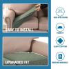 imageHVERSAILTEX Jacquard Couch Cushion Covers High Stretch Sofa Covers for 3 Cushion Couch Furniture Protector Spandex AntiSlip Soft Thickened Slipcovers Diamond Pattern3 Back Covers GreyDiamondsea Grass