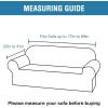 imageHVERSAILTEX Jacquard Couch Cushion Covers High Stretch Sofa Covers for 3 Cushion Couch Furniture Protector Spandex AntiSlip Soft Thickened Slipcovers Diamond Pattern3 Back Covers GreyLeopardpale Oak