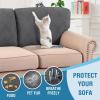 imageHVERSAILTEX Jacquard Couch Cushion Covers High Stretch Sofa Covers for 3 Cushion Couch Furniture Protector Spandex AntiSlip Soft Thickened Slipcovers Diamond Pattern3 Back Covers GreyDamaskgrey
