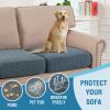 imageHVERSAILTEX Jacquard Couch Cushion Covers High Stretch Sofa Covers for 3 Cushion Couch Furniture Protector Spandex AntiSlip Soft Thickened Slipcovers Diamond Pattern3 Back Covers GreyDiamondstone Blue
