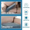 imageHVERSAILTEX Jacquard Couch Cushion Covers High Stretch Sofa Covers for 3 Cushion Couch Furniture Protector Spandex AntiSlip Soft Thickened Slipcovers Diamond Pattern3 Back Covers GreyDiamondstone Blue