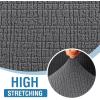 imageHVERSAILTEX Jacquard Couch Cushion Covers High Stretch Sofa Covers for 3 Cushion Couch Furniture Protector Spandex AntiSlip Soft Thickened Slipcovers Diamond Pattern3 Back Covers GreyCrizzlegrey