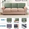 imageHVERSAILTEX Jacquard Couch Cushion Covers High Stretch Sofa Covers for 3 Cushion Couch Furniture Protector Spandex AntiSlip Soft Thickened Slipcovers Diamond Pattern3 Back Covers GreyDiamondsea Grass