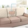 imageHVERSAILTEX Jacquard Couch Cushion Covers High Stretch Sofa Covers for 3 Cushion Couch Furniture Protector Spandex AntiSlip Soft Thickened Slipcovers Diamond Pattern3 Back Covers GreyDiamondivory