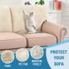 imageHVERSAILTEX Jacquard Couch Cushion Covers High Stretch Sofa Covers for 3 Cushion Couch Furniture Protector Spandex AntiSlip Soft Thickened Slipcovers Diamond Pattern3 Back Covers GreyDamaskivory