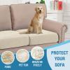 imageHVERSAILTEX Jacquard Couch Cushion Covers High Stretch Sofa Covers for 3 Cushion Couch Furniture Protector Spandex AntiSlip Soft Thickened Slipcovers Diamond Pattern3 Back Covers GreyDamaskivory