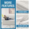 imageHVERSAILTEX Jacquard Couch Cushion Covers High Stretch Sofa Covers for 3 Cushion Couch Furniture Protector Spandex AntiSlip Soft Thickened Slipcovers Diamond Pattern3 Back Covers GreyCrizzlepale Oak