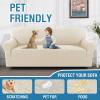 imageHVERSAILTEX Jacquard Couch Cushion Covers High Stretch Sofa Covers for 3 Cushion Couch Furniture Protector Spandex AntiSlip Soft Thickened Slipcovers Diamond Pattern3 Back Covers GreyDiamondivory