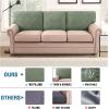 imageHVERSAILTEX Jacquard Couch Cushion Covers High Stretch Sofa Covers for 3 Cushion Couch Furniture Protector Spandex AntiSlip Soft Thickened Slipcovers Diamond Pattern3 Back Covers GreyDamasksea Grass