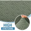 imageHVERSAILTEX Jacquard Couch Cushion Covers High Stretch Sofa Covers for 3 Cushion Couch Furniture Protector Spandex AntiSlip Soft Thickened Slipcovers Diamond Pattern3 Back Covers GreyDiamondsea Grass