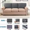 imageHVERSAILTEX Jacquard Couch Cushion Covers High Stretch Sofa Covers for 3 Cushion Couch Furniture Protector Spandex AntiSlip Soft Thickened Slipcovers Diamond Pattern3 Back Covers GreyDiamondgrey
