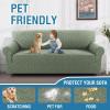 imageHVERSAILTEX Jacquard Couch Cushion Covers High Stretch Sofa Covers for 3 Cushion Couch Furniture Protector Spandex AntiSlip Soft Thickened Slipcovers Diamond Pattern3 Back Covers GreyDiamondsea Grass