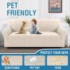 imageHVERSAILTEX Jacquard Couch Cushion Covers High Stretch Sofa Covers for 3 Cushion Couch Furniture Protector Spandex AntiSlip Soft Thickened Slipcovers Diamond Pattern3 Back Covers GreySpiralivory