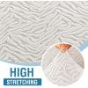 imageHVERSAILTEX Jacquard Couch Cushion Covers High Stretch Sofa Covers for 3 Cushion Couch Furniture Protector Spandex AntiSlip Soft Thickened Slipcovers Diamond Pattern3 Back Covers GreyLeopardpale Oak