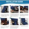 imageHVERSAILTEX Large Office Chair Cover  Water Resistant With Arms for Computer Desk High Back Universal Executive Boss  Non Slip Buckle Washable GreyBeigeNavyBeige