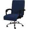 imageHVERSAILTEX Large Office Chair Cover  Water Resistant With Arms for Computer Desk High Back Universal Executive Boss  Non Slip Buckle Washable GreyBeigeNavyBeige