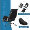 imageHVERSAILTEX Large Office Chair Cover  Water Resistant With Arms for Computer Desk High Back Universal Executive Boss  Non Slip Buckle Washable GreyBeigeBlackGrey