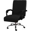 imageHVERSAILTEX Large Office Chair Cover  Water Resistant With Arms for Computer Desk High Back Universal Executive Boss  Non Slip Buckle Washable GreyBeigeBlackGrey