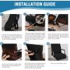 imageHVERSAILTEX Large Office Chair Cover  Water Resistant With Arms for Computer Desk High Back Universal Executive Boss  Non Slip Buckle Washable GreyBeigeBlackGrey